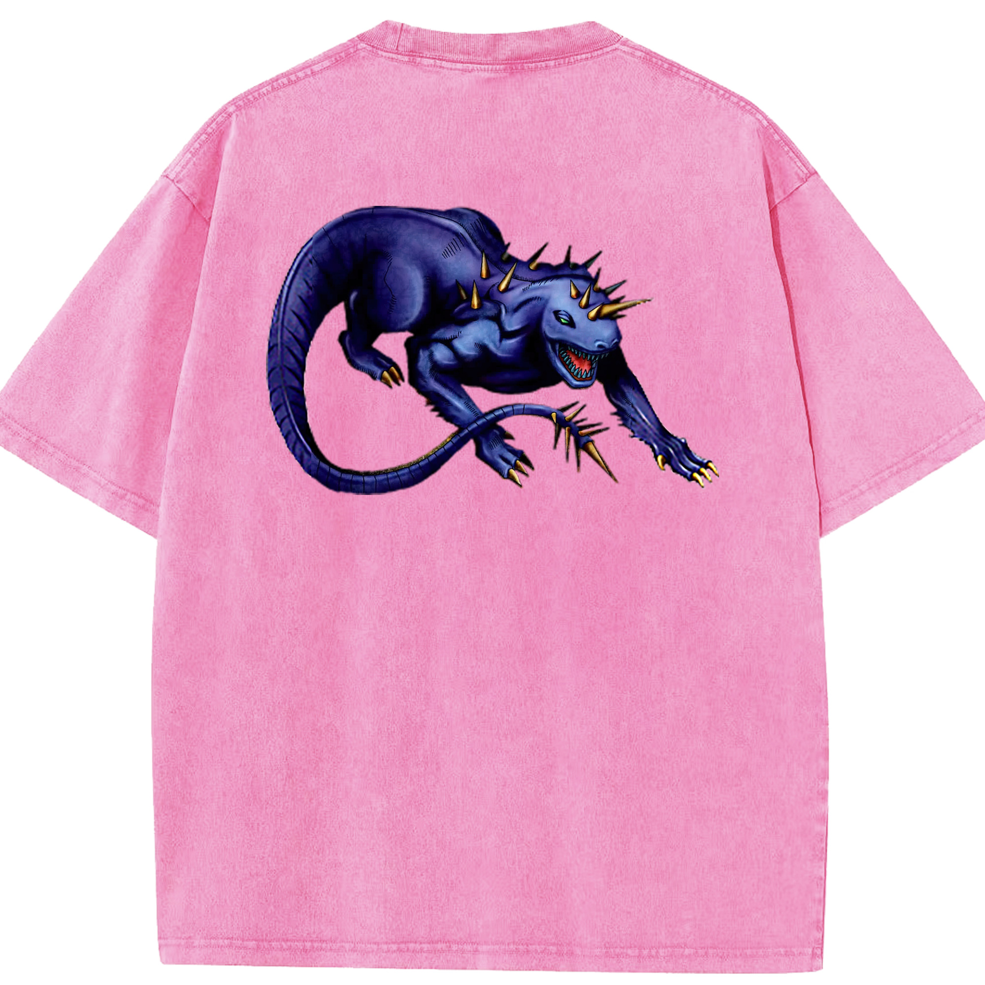 （画像用） 遊☆戯☆王 Yu-Gi-Oh! 綿100% ヴィンテージ風 半袖Tシャツ（背面プリント）